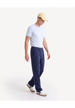 Pantalón Jogger Recto Texturizado Para Hombre Azul Seven Seven