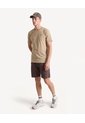 Camiseta Con Estampado Punto Suave  Para Hombre Camel Seven Seven de Seven Seven