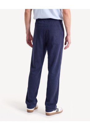 Pantalón Jogger Recto Texturizado Para Hombre Azul Seven Seven