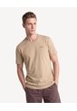 Camiseta Con Estampado Punto Suave  Para Hombre Camel Seven Seven de Seven Seven