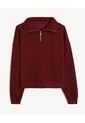 Buso Half Zipper  Para Mujer Vino Seven Seven de Seven Seven