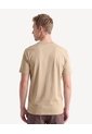 Camiseta Con Estampado Punto Suave  Para Hombre Camel Seven Seven de Seven Seven