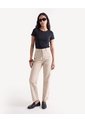 Jean Mom Tiro Alto  Para Mujer Taupe Seven Seven de Seven Seven