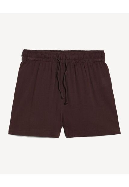 Short  Para Mujer Multiusos Plano Color Café Marca Seven Seven #28191153