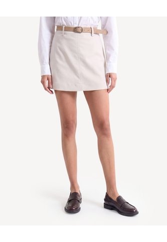 Skort Con Cinturón Removible  Para Mujer Taupe Seven Seven Seven Seven