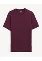 Camiseta Slim Fit Cuello Redondo  Para Hombre Café Seven Seven de Seven Seven