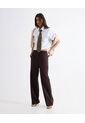 Camisa Boxy Manga Corta  Para Mujer Blanco Seven Seven de Seven Seven