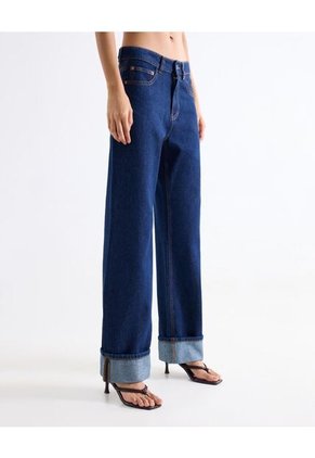 Jean Straight Tono Claro  Para Mujer Azul Seven Seven