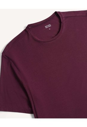 Camiseta Slim Fit Cuello Redondo Para Hombre Café Seven Seven