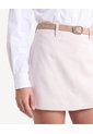 Skort Con Cinturón Removible  Para Mujer Taupe Seven Seven de Seven Seven