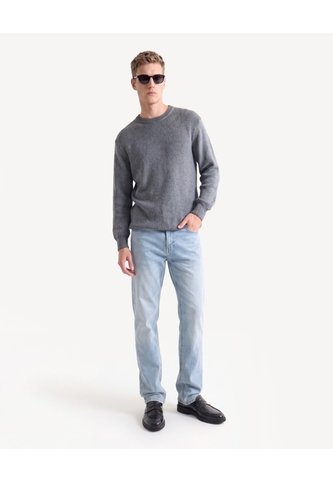 Saco Bicolor Tricot Acanalado  Para Hombre Negro Seven Seven Seven Seven