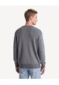 Saco Bicolor Tricot Acanalado  Para Hombre Negro Seven Seven de Seven Seven