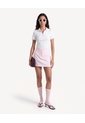 Skort Mini Textura Natural  Para Mujer Rosado Seven Seven de Seven Seven