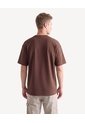 Camiseta Comfy Textura De Punto  Para Hombre Café Seven Seven de Seven Seven