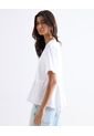 Camiseta Gráfico Brooklyn  Para Mujer Blanco Seven Seven de Seven Seven