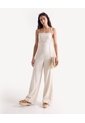 Enterizo Espalda Descubierta  Para Mujer Beige Seven Seven de Seven Seven