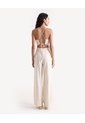 Enterizo Espalda Descubierta  Para Mujer Beige Seven Seven de Seven Seven
