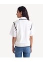 Chaleco Tejido Cuello En V  Para Mujer Crudo Seven Seven de Seven Seven