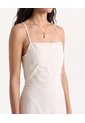 Enterizo Espalda Descubierta  Para Mujer Beige Seven Seven de Seven Seven