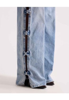 Jean  Para Mujer Wide-Leg Color Azul Marca Seven Seven #28168326