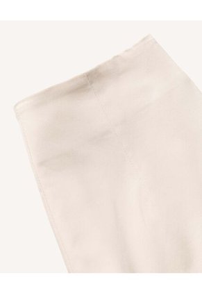 Short Tiro Alto Con Pinzas  Para Mujer Beige Seven Seven