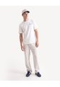 Camiseta Estampada Textura Punto  Para Hombre Crema Seven Seven de Seven Seven