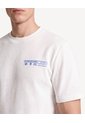 Camiseta Estampada Textura Punto  Para Hombre Crema Seven Seven de Seven Seven