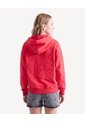 Hoodie Bordado En Relieve  Para Mujer Rojo Seven Seven de Seven Seven