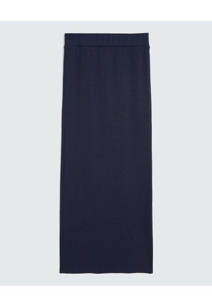 Falda Para Mujer Medio Color Azul Oscuro Marca Seven Seven #28140927