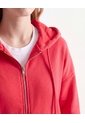 Hoodie Bordado En Relieve  Para Mujer Rojo Seven Seven de Seven Seven