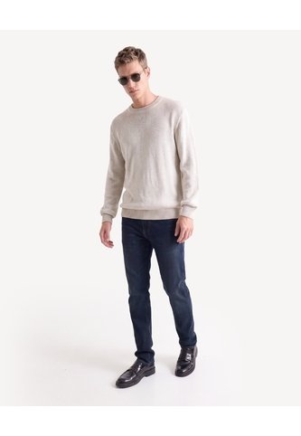 Saco Tricot Acanalado En Rib  Para Hombre Arena Seven Seven Seven Seven