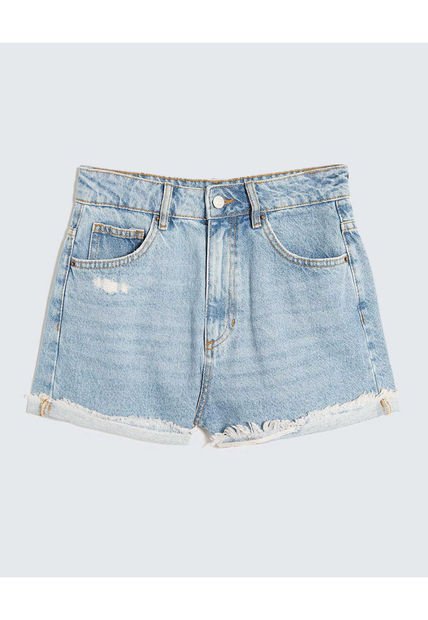 Short Para Mujer  Color Azul Medio Marca Seven Seven #28191075