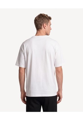 Camiseta Henley Texturizada  Para Hombre Marfil Seven Seven