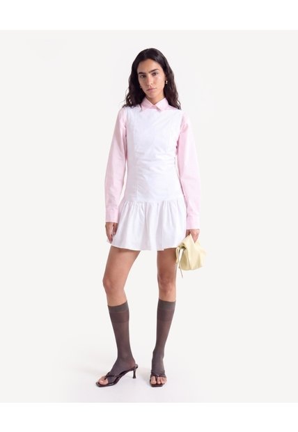 Vestido Mini Con Escote  Para Mujer Crudo Seven Seven