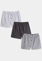 Bóxer Trio Blanco-Negro Seven Seven de Seven Seven