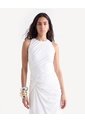 Vestido Halter Espalda Descubierta  Para Mujer Crudo Seven Seven de Seven Seven