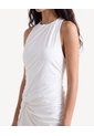Vestido Halter Espalda Descubierta  Para Mujer Crudo Seven Seven de Seven Seven