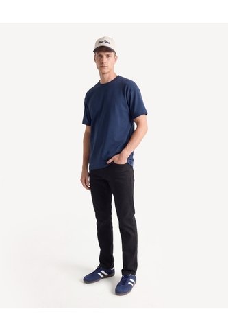Camiseta Comfy Textura De Punto  Para Hombre Azul Seven Seven Seven Seven