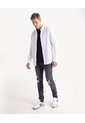 Camisa Formal Stretch Cuello Gales  Para Hombre Blanco Seven Seven de Seven Seven