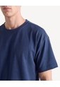 Camiseta Comfy Textura De Punto  Para Hombre Azul Seven Seven de Seven Seven
