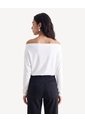 Camiseta Kimono Hombro Caído  Para Mujer Crudo Seven Seven de Seven Seven