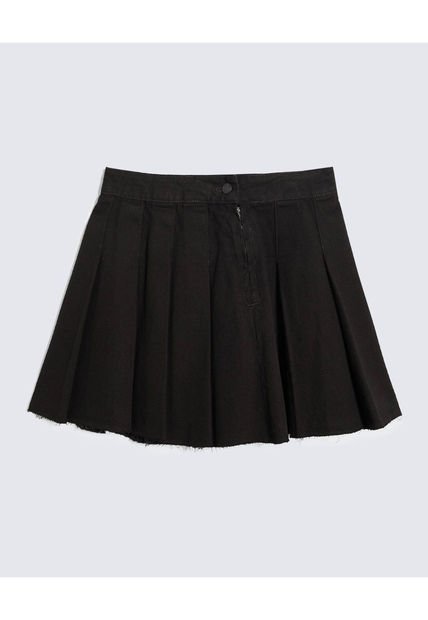 Falda Para Mujer Medio Color Negro Marca Seven Seven #28140916