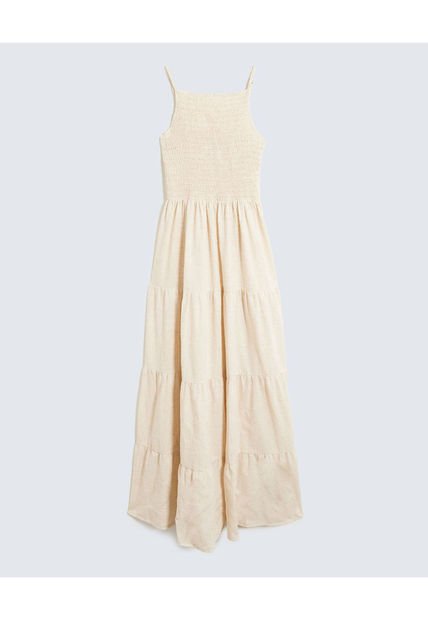 Vestido Para Mujer M/Sisa Largo Color Marfil Marca Seven Seven #28171369