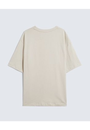 Camiseta Para Hombre Manga Corta Cuello Redondo Color Beige Marca Seven Seven #45092756