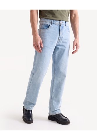 Jean Straight Efecto Hielo  Para Hombre Azul Seven Seven Seven Seven