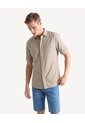 Camisa Guardapolvo Botones Ocultos  Para Hombre Verde Seven Seven de Seven Seven