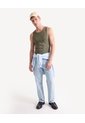 Jean Straight Efecto Hielo  Para Hombre Azul Seven Seven de Seven Seven