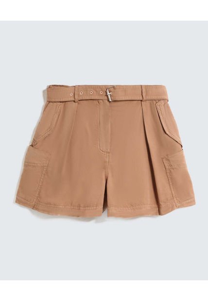 Short Para Mujer  Color Camel Marca Seven Seven #28191047