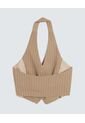 Chaleco Para Mujer Plano Color Taupe Marca Seven Seven #28250124 de Seven Seven