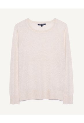 Saco Para Mujer Cuello Redondo Color Arena Marca Seven Seven #28330609